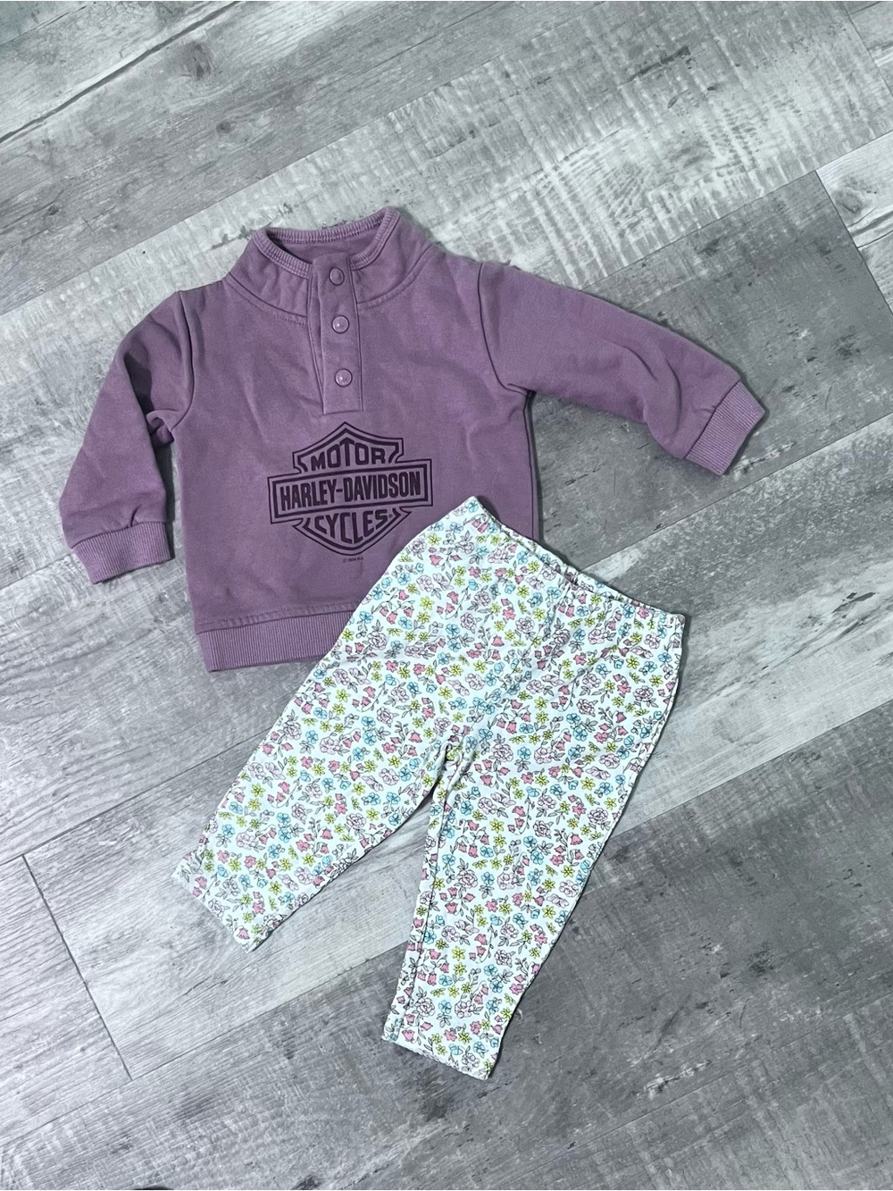 Harley-Davidson Kids Purple Logo Top